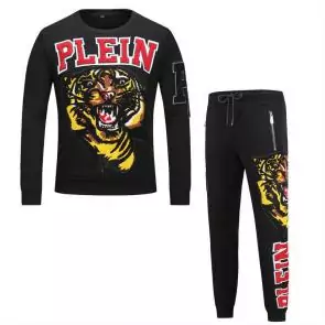 philipp plein jogging pas cher two piece set tiger head plein